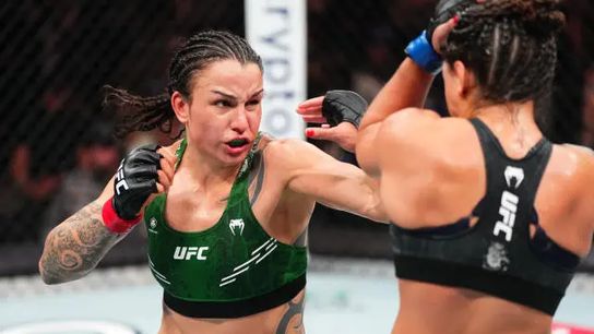Raquel Pennington wins vacant title as Mayra Bueno Silva runs out of gas in second half of the fight (MMA)